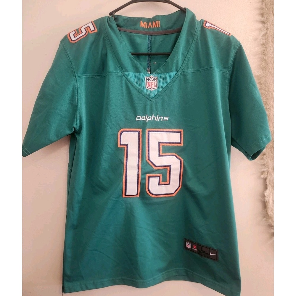 Miami Dolphins Jersey Number 15 Wilson NFL Size‎ Large